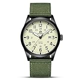 LN LENQIN Orologio Uomo Militare Campo Orologi Analogici Al Quarzo Per Uomo Orologi Polso Impermeabili Con Cinturino in Nylon Orologio Sportivo Tattico Militare Con Data