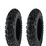 2 Copertoni 3.00-10 Pneumatici Tassellati 4PR Gomme Rinforzate per Vespa Ape e Lambretta Moto 10 Pollici