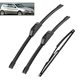 Kit spazzole tergicristallo anteriore e posteriore compatibile con Alfa Romeo 147 2000-2005 Spazzole parabrezza parabrezza 22"16"14"