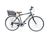 Bicicletta Uomo da Passeggio Olanda Misura 28 Bici da città Vintage retrò con Cestino Nero Con Cambio