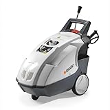 COMET SCOUT 150 CLASSIC Idropulitrice Acqua Calda Professionale, Grigio e Nero, 150 BAR, 540 L/H, con Elettropompa a Tre Pistoni, Serbatoio Detergente Integrato, TotalStop, 2,7 KW