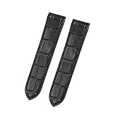 HEPUP Cinturino in vera pelle per cartier Santos Santos 100 uomini e donne cinturino in pelle 20mm 23mm, 23mm, agata