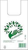 LNS - 500 Shoppers Biodegradabili 28x50 MEDI, Sacchetti a Norma Buste Spesa