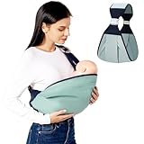 Goorder Marsupi Portabebè Regolabili, Fascia Porta Bebe Ergonomica su una Spalla Fascia Portabebè Mezza Avvolta per Risparmiare Lavoro per Neonati e Bambini Piccoli da 0 a 36 Mesi - Fino a 20 kg