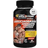 Italian Elite® Brucia Grassi Elite Extreme 60 Caps - Dimagrante, Drenante, Termogenico, Pre-Workout per Uomo e Donna. Energia, Focus e Definizione. Perdita di Peso con dieta e stile di vita sano.