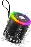 EQTECH Cassa Bluetooth Potente Portatile, Bluetooth 5.3, Bassi Extra e Audio Stereo, 5h di autonomia, Impermeabile IPX7, EQ, USB/TF/AUX Speaker Altoparlante Bluetooth da casa ed esterno