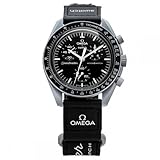 Swatch Omega Mission to The Moon Speedmaster nero, moderno, Nero , Moderno