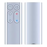 TCNOUMT Telecomando di ricambio compatibile con termoventilatore da tavolo Dyson Hot + Cool AM04 AM05 922662-08 922662-07 922662-06, argento