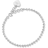 Luca Barra Bracciale da Donna Collezione Script. Bracciale in Acciaio. Lunghezza: 17 + 3 cm. La referenza è lbbk1702