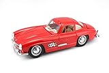 Bburago 1:24 Mercedes Benz 300 SL (1954) Red