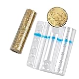 Blister in plastica per monete da 10 cent (100 pezzi) contenitori monete