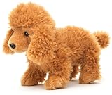Uni-Toys - Barboncino (marrone chiaro), in piedi (senza guinzaglio) – 30 cm (lunghezza) – cane di peluche – peluche