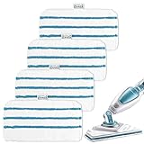 4 Panni per Black and Decker Steam Mop FSMP20 Panni Lavabili in Microfibra per Black & Decker Steam Mop FSMP20, FSMH1321JMD, FSM1500, FSM1600, FSM1610, FSM1620, FSM1621, FSM1630, FSMH162