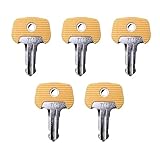 Jungheinrich - 5 chiavi impilabili, chiavi Jungheinrich, chiavi di avvio per Jungheinrich 701 per carrello elevatore Jungheinrich (giallo)