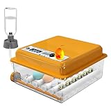 Chalixion Incubatrice per Uova con Controllo della Temperatura e Rotazione Automatica per 16 uova, Incubatrice per Uova Automatica con rulli regolabili e aggiunta automatica di acqua