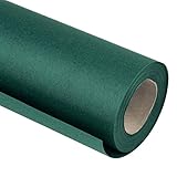 RUSPEPA Rotolo Di Carta Kraft - 44,5 cm X 10 m - Carta Riciclabile Perfetta Per Confezioni, Artigianato, Imballaggio, Rivestimento Per Pavimenti, Paglioli, Pacchi, Runner Da Tavola, Verde