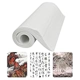 Hugwish 120pcs carta di riso xuan carta xuan paper rice paper 35 x 25cm per Calligrafia cinese, pittura cinese, Pittura, disegno (Carta di riso grezza)