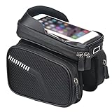 POIBNZ Borsa Telaio da Bicicletta per Colnago Master Modern, Borsello Tubo Anteriore per Biciclettaper con Touchscreen Sensibile al TPU, Borsa per Cellulare