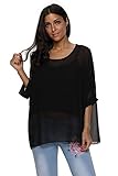 OKSakady Camicetta Donna Estate -Blusa in Chiffon Taglie Forti Maglia Elegante e Casual con Stampa Floreale (One Size, Boho-4324)