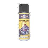 FAR Vernice Spray Alta Temperatura 400 ML Nero Marmitta Moto