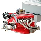 Modello di motore di auto, scultura decorativa da scrivania, decorazione per la casa, statuetta artigianale in resina, ornamento per vetrina da tavolo