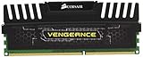 Corsair CMZ12GX3M3A1600C9 Vengeance Kit di Memoria Triple Channel da 12 GB (3x4 GB), DDR3, 1600 MHz, CL9, 1.5 V, Nero