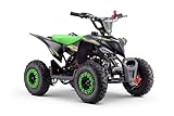 MINIQUAD Benzina 49CC per bambini, RATTE-R6-BN, Verde, bambini dai 4 ai 10 anni