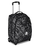Invicta Trolley Scuola Fisso New Benin Fantasy, Grigio, 2 in 1, Doppio Uso, Trolley e Zaino, Zaino Scuola e Viaggio, Ragazzo e Ragazza