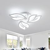 Comely Plafoniera Soffitto, 40W Lampada da Soffitto LED, 3 Teste Petali Lampadari LED Moderno 4500LM Per Soggiorno, Camera da Letto, Corridoi, Bianco Freddo 6500k