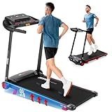 FITFIU Fitness MC-90 - Tapis Roulant Pieghevole, con Inclinazione, Display LCD Multifunzione, Connettività App (Zwift, Fitime, Kinomapp), Peso Massimo. 100 kg, Tapis Roulant per Casa/Ufficio