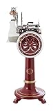 Berkel - Piedistallo per Affettatrice a Volano Mod. L16 - Rosso Berkel con Decori Oro