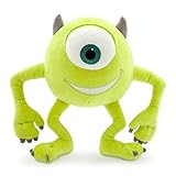Disney Store Peluche Piccolo Morbido Mike Wazowski, Monsters & Co, 27 cm, Creatura coccolosa in Tessuto Morbido con Occhio Grande Ricamato e Corno in 3D, Adatto a Tutte Le età