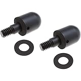 Sound Way 2X Protezioni Rotonde Shock Guardia Chiodo Paraurti Posteriore Auto Anti Collisione Compatibile con Smart ForTwo 451