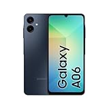 Samsung Galaxy A06 4G LTE Versione Globale SM-A065F/DS, NO NFC, Display 6,7", Doppia SIM 50MP Doppia Fotocamera Nero (Black), 64GB
