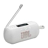 JBL Tuner 3, Radio Bluetooth Portatile, DAB/DAB+/FM, 6 Preimpostazioni, Fino a 15 H di Riproduzione, Impermeabile e Antipolvere IP68, Multi-Speaker Auracast, Compatibile con App JBL Portable, Bianca