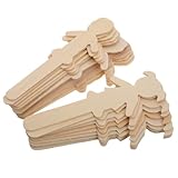 HAPINARY 20 Pezzi Sagome Legno per Bambine Sticks Artigianali Resistenti per Dipingere Decorare e Creare Lavoretti Diy Sicuri e Lisci per Progetti Creativi e Decorazioni Natalizie
