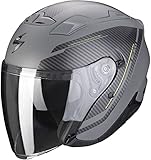 SCORPION EXO-230 Fenix Matt Cement Grey-Black XL, Casco Unisex Adulto