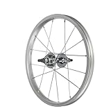 Ruota cerchio posteriore bici bicicletta bimbo/a epoca 16x1,75 in alluminio 1 Velocità Chiusura con Dado