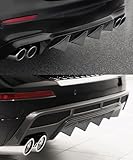 DAWANGHAIJUN 4 Pezzi Diffusore per Spoiler per Paraurti Posteriore per Ford Focus MK4 Hatchback ST Line 2019+, Aletta di Squalo Diffusore Spoiler Ala Posteriore Spoiler sul Tetto,15cm/Flach