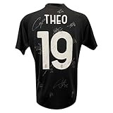 MAESTRI DEL CALCIO Maglia Allenamento Nera Theo 19 Autografata