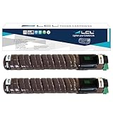 LCL Cartucce di Toner Compatibile 841504 841587 842016 MP C2030 C2050 C2051 C2530 C2550 C2551 (2 Nero) Sostituzione per Ricoh Aficio MP C2030 MP C2050, MP C2051 MP C2530 MP C2550 MP C2551