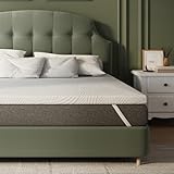 Novilla Materasso Topper 160x190 Altezza 7.5 cm, Coprimaterasso in Schiuma di Fibra, Topper Matrimoniale Assorbente e Traspirante con 4 Angoli Dotato di Cinghie Elastiche