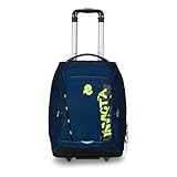 Invicta Trolley Scuola Bump Change Line Color, Blu, 2 in 1, Zaino Doppio Scomparto Con Carrello Fisso, Tasca PC e Borraccia, Organizer e Crossover System, Viaggio