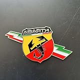 3D Stemmi Adesivo Auto per Abarth 124 131 500 595 695,Tronco Logo Adesivi Emblema Posteriore Anteriore Styling Carrozzeria Decorazioni,B