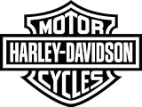 Stemma logo decal HARLEY DAVIDSON, coppia adesivi. Per SERBATOIO, CASCO E SUPERFICI LISCE