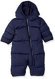 Amazon Essentials Tuta Invernale Unisex per Bambini, Impermeabile, con bandierine, Blu Scuro, 6-9 Mesi