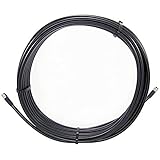 50-FT (15M) Ultra Low Loss LMR 400 Cable TNC-N Connector