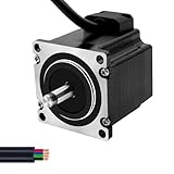 iMetrx Nema 23 1 motore passo-passo 56 mm, 1,26 nm, 2,475 V, 4,0 A, tenuta coppia, 2 fasi, 4 fili, 1,8 deg, per kit di macinino CNC o stampante 3D