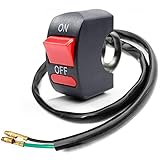 Greluma 1 Pezzo Moto Manubrio Interruttore a levetta On Off Interruttore a pulsante Bicicletta Moto Tuning Part per U5 U7 U2 LED Faro Scooter Electrombile