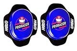PRORACER Ginoccho a pretezione Ginocchiera Saponetta per tuta con logo (1, Blu, Taglia unica)